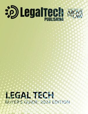 Legal Tech Buyers Guide 2024