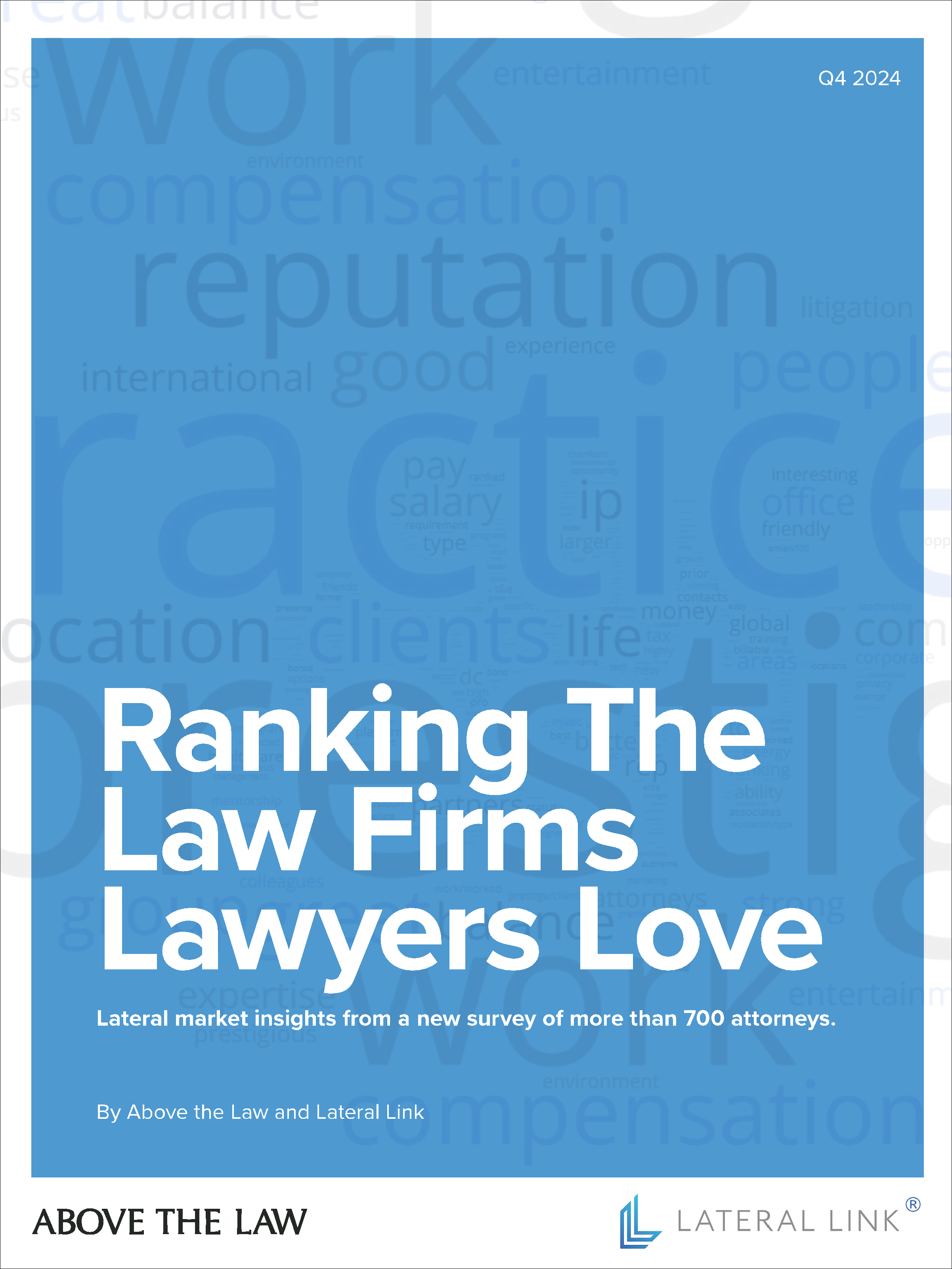 Above the Law Lateral Market Insights Report Cover 2024